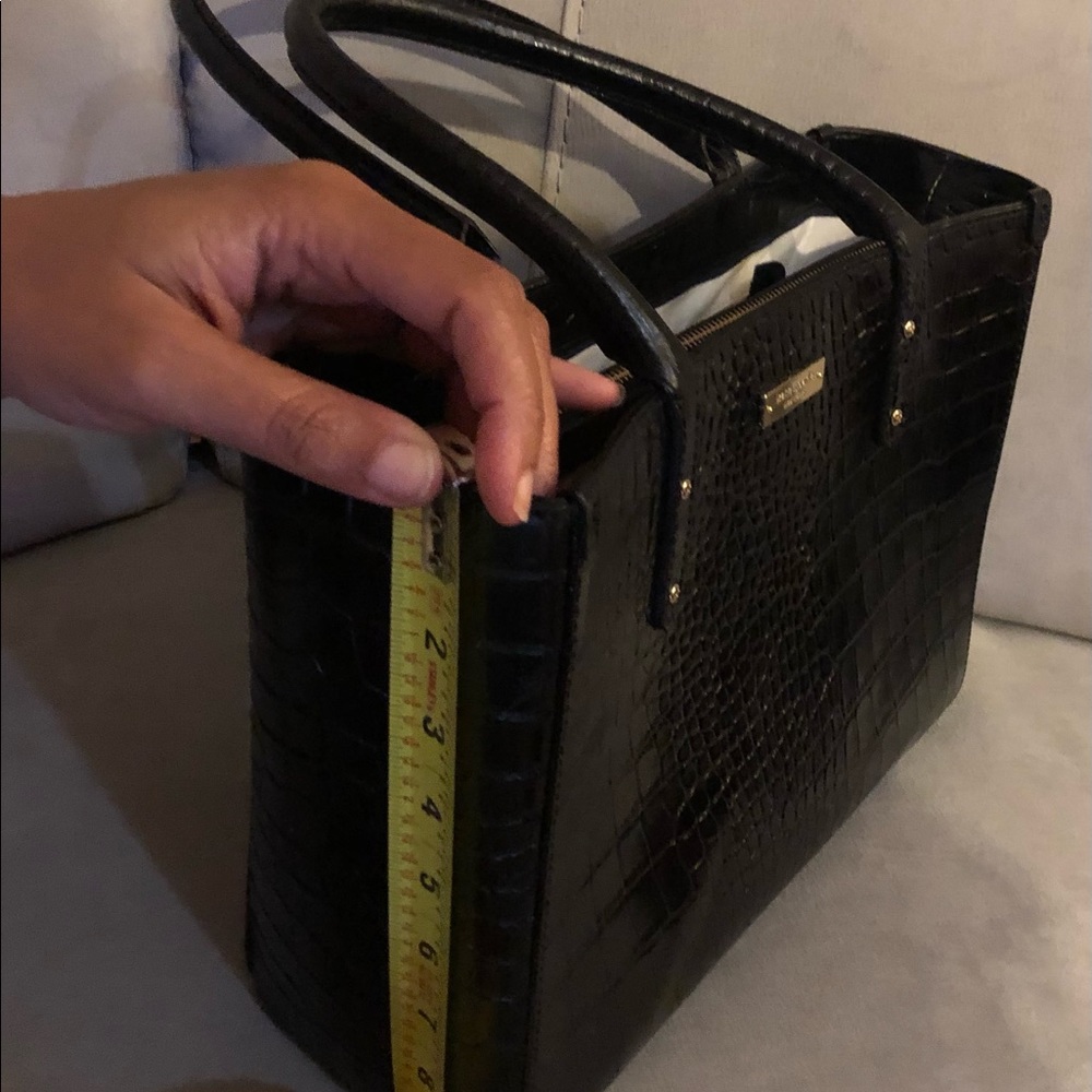 Kate Spade alligator embossed carry all